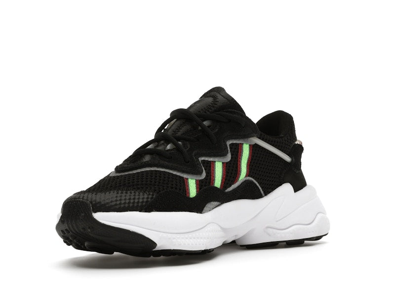 adidas Ozweego Core Black Solar Green (GS)