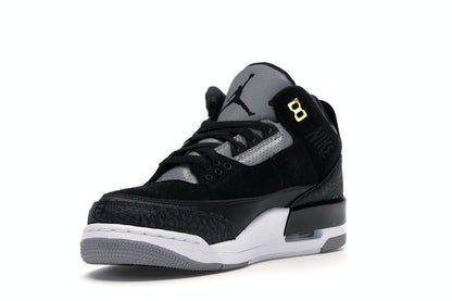 Jordan 3 Retro Tinker Black Cement Gold