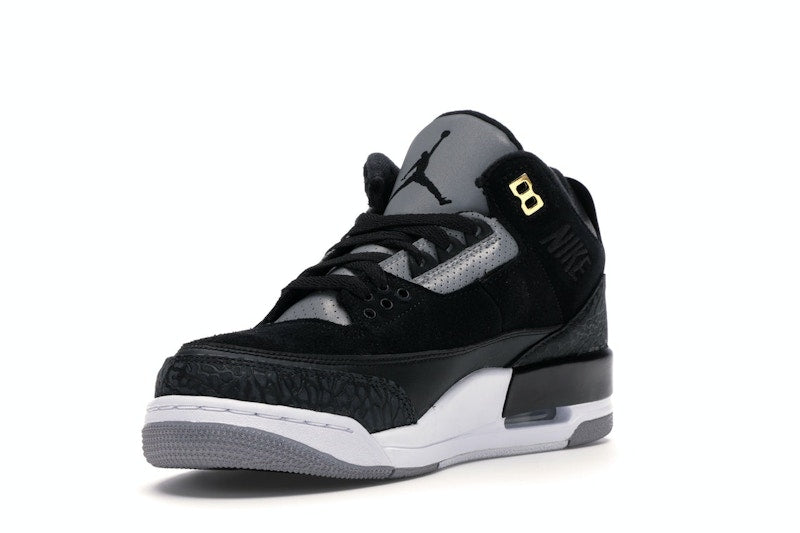 Jordan 3 Retro Tinker Black Cement Gold