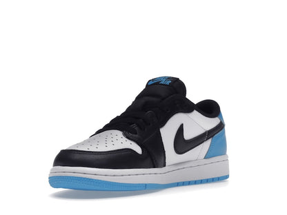Jordan 1 Retro Low OG Black Dark Powder Blue (Women's)