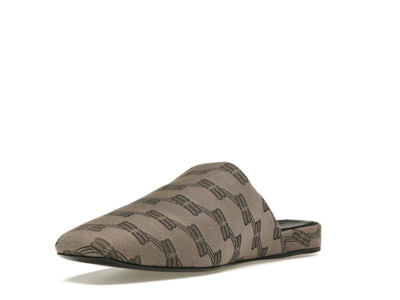 Balenciaga Cozy Jacquard Mules Brown