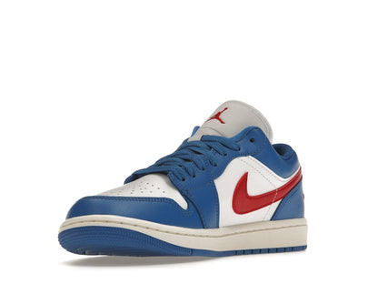 Jordan 1 Low Sport Blue Gym Red (Women's)