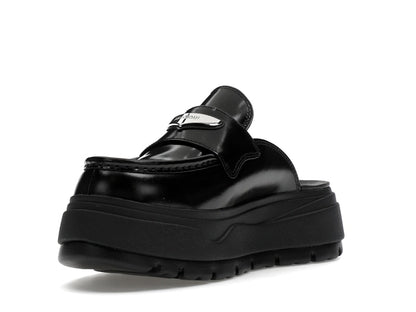 Jordan Mule Black Metallic Silver (Women's)