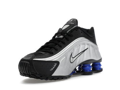 Nike Shox R4 Metallic Silver Black Racer Blue (Women's)