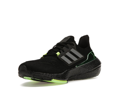 adidas Ultra Boost 22 Black Iron Metallic Beam Green