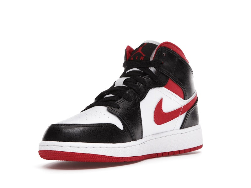 Jordan 1 Mid Gym Red Black White (GS)