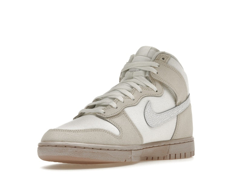Nike Dunk High Retro PRM Cracked Leather Swoosh