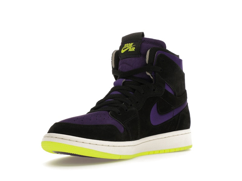 Jordan 1 High Zoom Air CMFT Black Court Purple Lemon Venom (Women's)