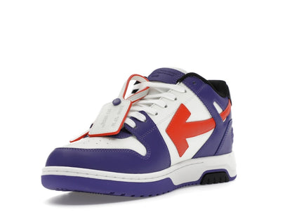 OFF-WHITE Out Of Office OOO Low Tops White Purple Orange