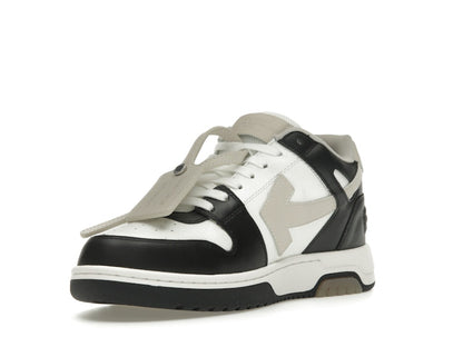 OFF-WHITE Out Of Office OOO Low Tops Black Beige