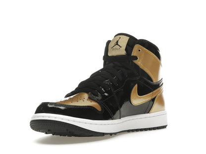 Jordan 1 Retro High Golf Patent Gold Toe