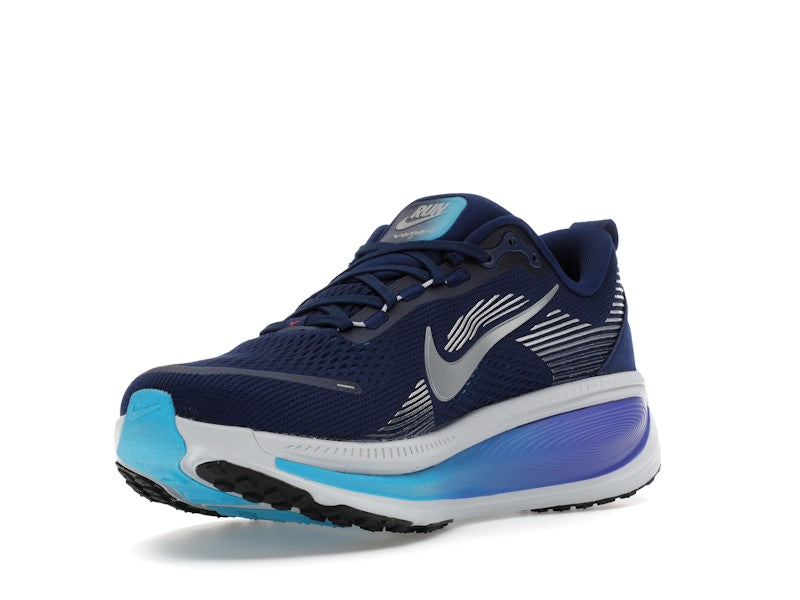 Nike Vomero 18 Blue Void Blue Lightning Bright Crimson Metallic Silver