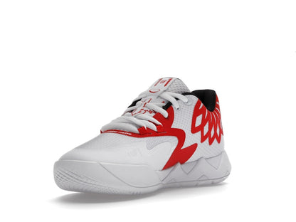 Puma LaMelo Ball MB.01 Lo Team Colors White High Risk Red