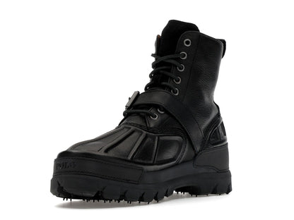 Polo Ralph Lauren Oslo High Oiled Leather Boot Black