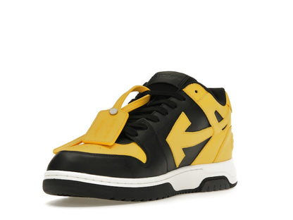 OFF-WHITE Out Of Office OOO Low Tops Black Yellow