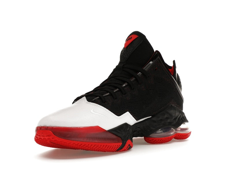 Nike LeBron 19 Low Black White University Red