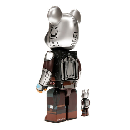 Bearbrick x Star Wars The Mandalorian Beskar Armor 100% & 400% Set