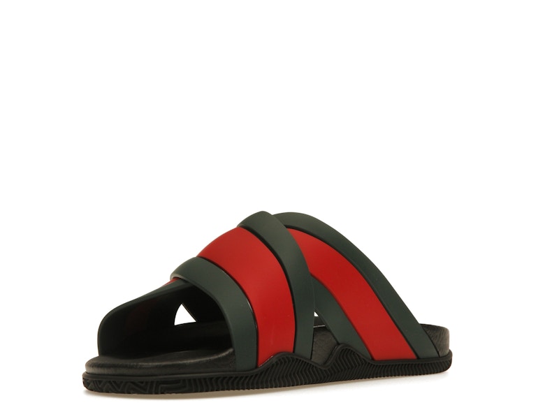 Gucci Web Slide Black Rubber (Women's)
