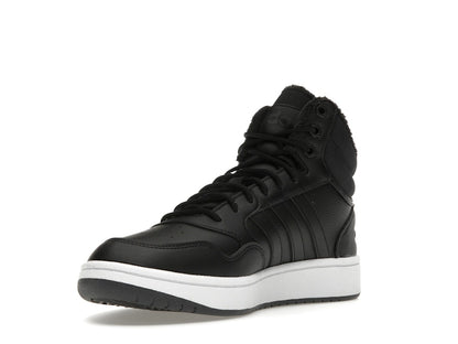 adidas Hoops 3.0 Mid Classic Fur Lining Winterized Core Black Cloud White