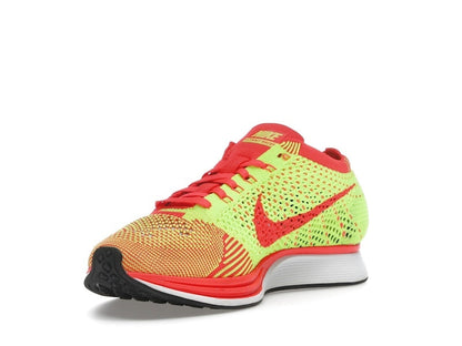 Nike Flyknit Racer Bright Crimson Volt