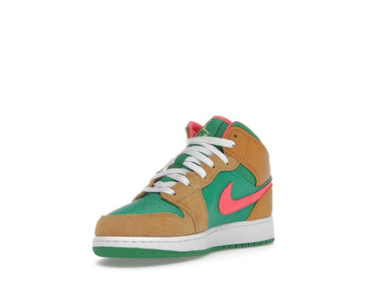 Jordan 1 Mid SE Chutney Lucky Green (GS)