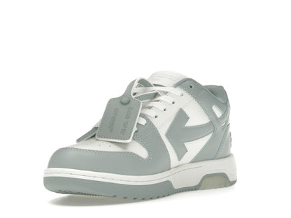 OFF-WHITE Out Of Office OOO Low Tops White Grey