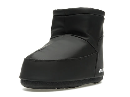 Moon Boot No Lace Rubber Boot Black