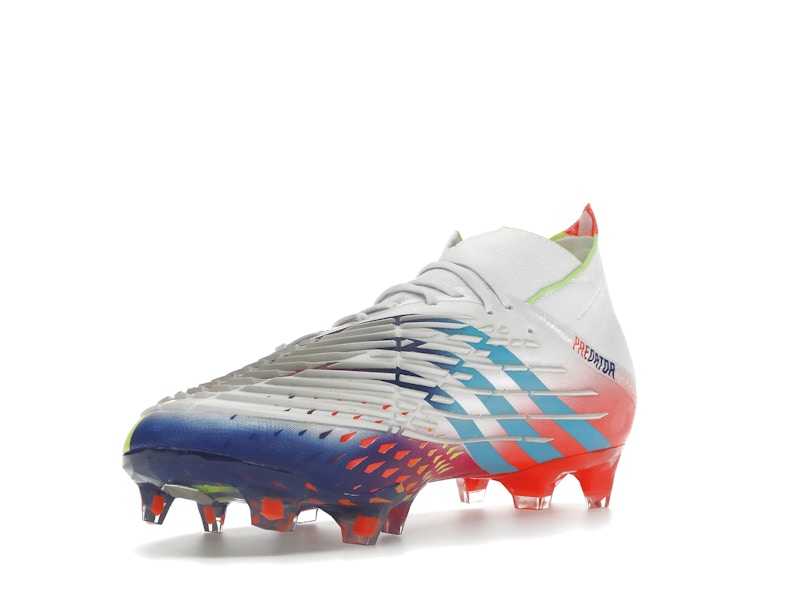adidas Predator Edge.1 FG White Solar Yellow Power Blue