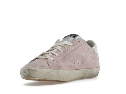 Golden Goose Super Star Pink Suede White