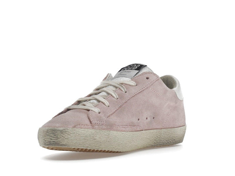 Golden Goose Super Star Pink Suede White