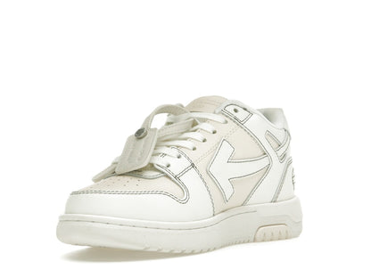OFF-WHITE Out Of Office OOO Low Tops Cream White