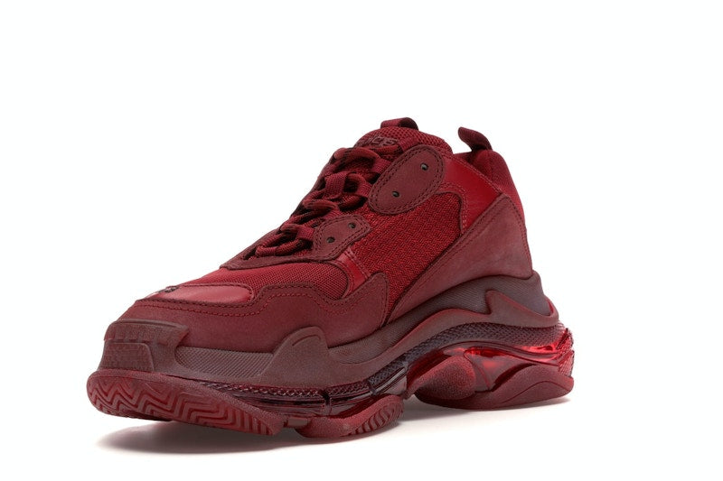 Balenciaga Triple S Burgundy Red