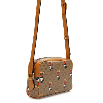 Gucci x Disney Mickey Mouse Crossbody Bag Brown