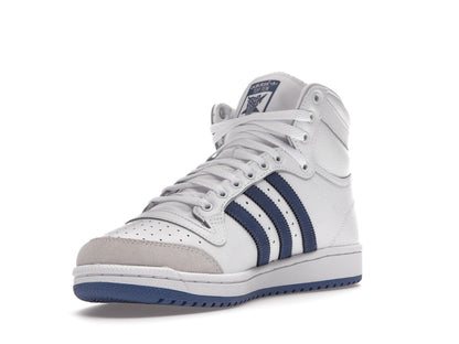 adidas Top Ten White Crew Blue