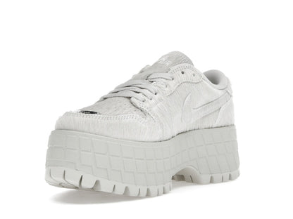 Jordan 1 Low Brooklyn Light Bone Metallic Silver (Women's)