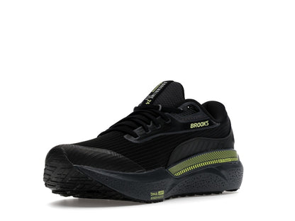 Brooks Adrenaline GTS 24 Weatherized Black Ebony New Yellow