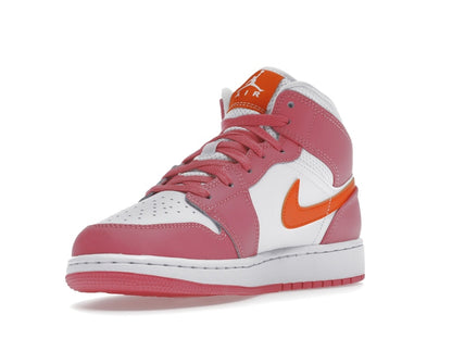 Jordan 1 Mid Pinksicle Safety Orange (GS)