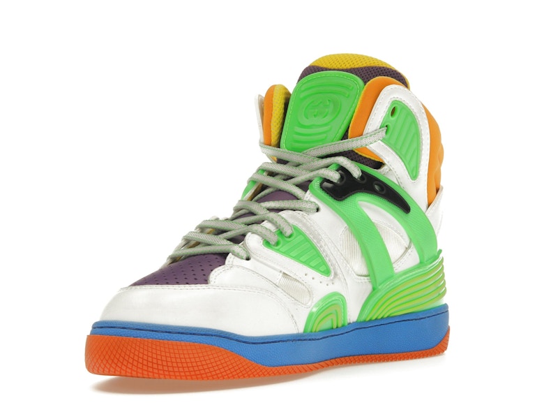 Gucci Basket White Demetra Green Purple Orange Blue