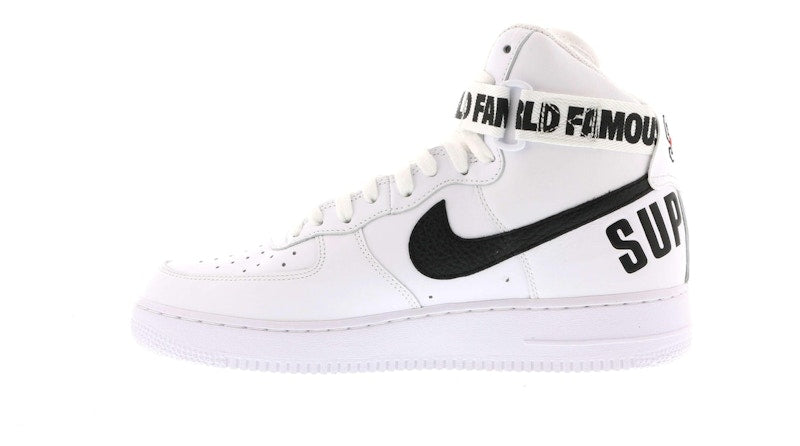 Nike Air Force 1 High Supreme World Famous White