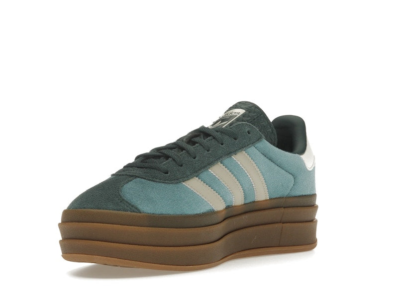 adidas Gazelle Bold Mineral Green Velvet (Women's)