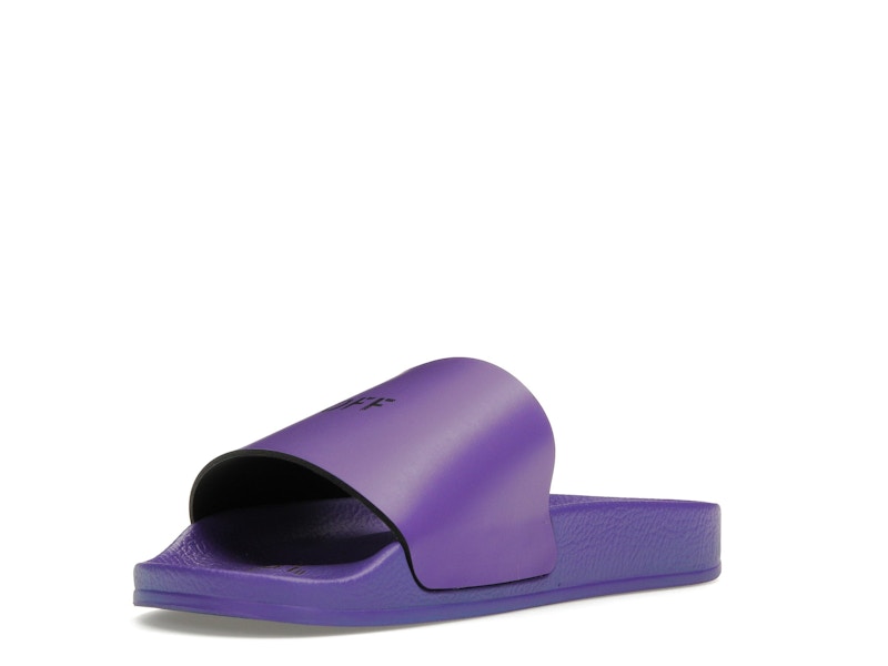 OFF-WHITE Off Stamp Slide Dark Violet Black (Women's)