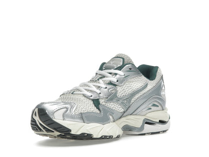 Mizuno Wave Rider 10 White Slate Bistro Green