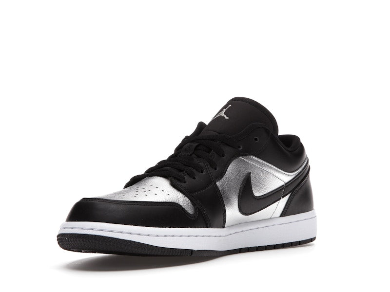 Jordan 1 Low SE Black Metallic Silver (Women's)