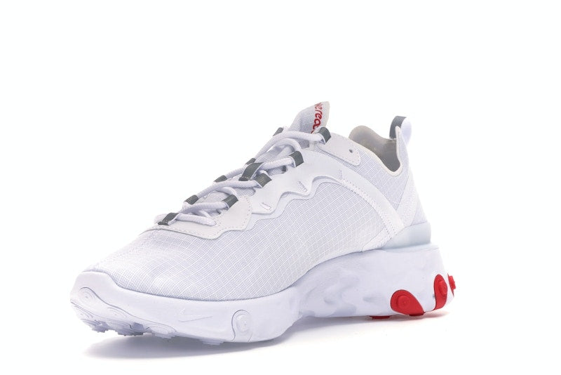 Nike React Element 55 White Red