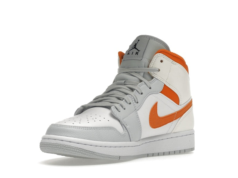 Jordan 1 Mid Starfish Pure Platinum