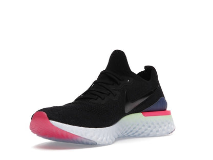 Nike Epic React Flyknit 2 Black Sapphire Hyper Pink