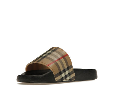 Burberry Check Print Slides Archive Beige (Women's)