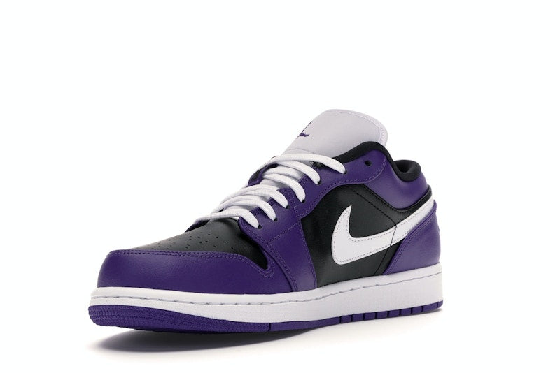 Jordan 1 Low Court Purple Black