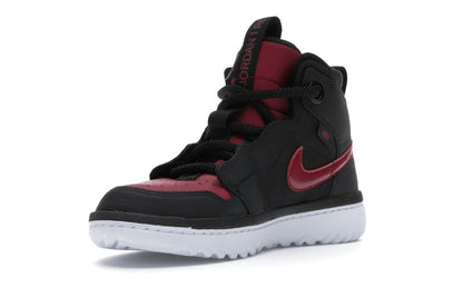 Jordan 1 High React Black Noble Red
