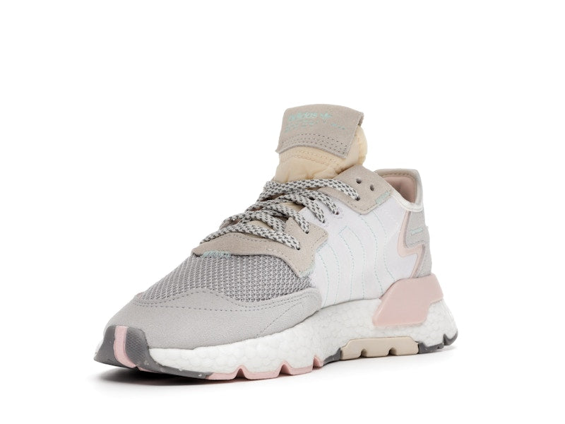 adidas Nite Jogger White Mint Pink (Women's)